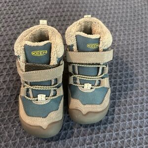 Keen Kids Boots - Blue and Tan